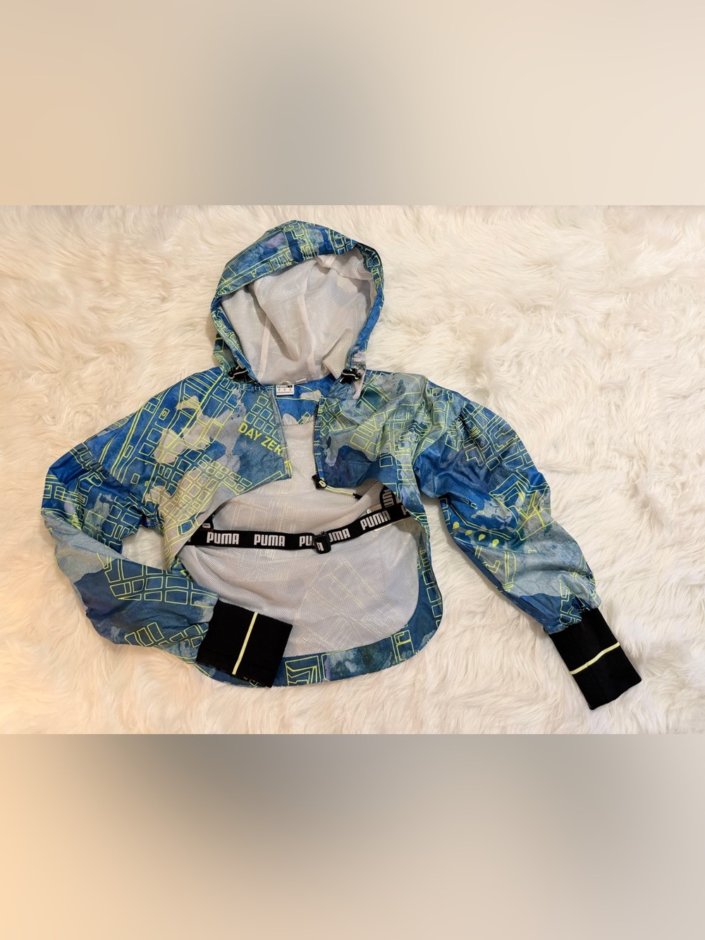 PUMA x Central Saint Martins Day Zero Cropped AOP Jacket XS - Picture 2 of 15